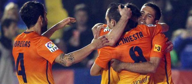 برشلونة يطحن ليفانتي ويواصل قطار الانتصارات