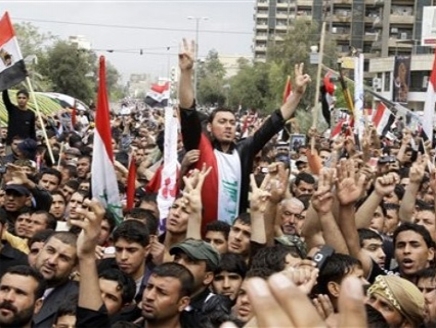 مسيرة ببغداد تطالب بإطلاق سراح الشيخ القبانجي المعتقل بإيران