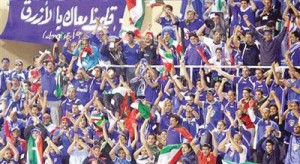 ازرق الشباب لكرة القدم يتعادل مع نظيره الاردني