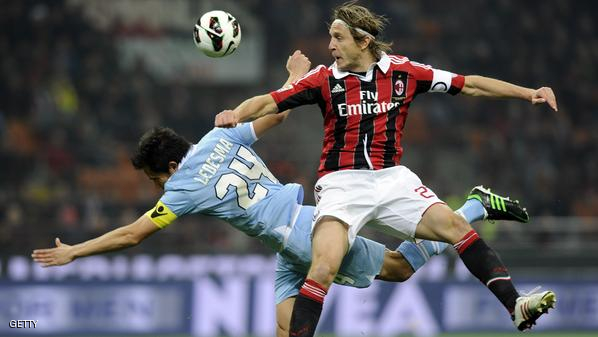 ميلان يعبر لاتسيو إلى “المركز الثالث”