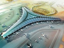 الشيخ احمد مشعل يطلع على الجهود المبذولة لتنفيذ مشروع المطار الدولي الجديد