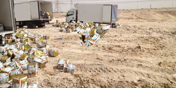 بلدية الجهراء: ضبط 17 طن من الأجبان غير الصالحة للإستهلاك في مخازن الصليبية