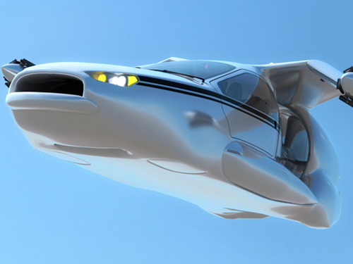 فيديو: شركة TF-X ترفع الستار عن النموذج الأول للسيارة الطائرة Terrafugia