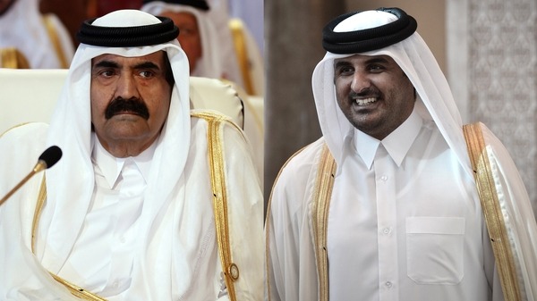 أمير قطر يعلن اليوم تنحيه لصالح نجله الشيخ تميم
