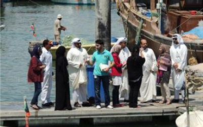 حملة مداهمة على نقعة الشملان : صيادون ألقوا بالنفايات والأسماك الفاسدة