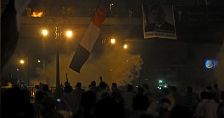 ميلشيات الإخوان تغلق شارع النصر بحائط خرساني وتقتل رائد شرطة