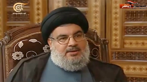 حسن نصر الله يتبنى التفجير ضد الجنود الإسرائيليين