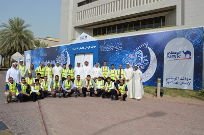 موظفو البنك الوطني تطوعوا لفعل الخير في رمضان