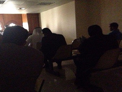 إنقطاع التيار الكهربائي عن مجمع المحاكم في منطقة الرقعي