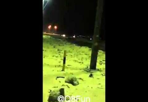 فيديو: مستهتر كويتي يهرب من الدورية بعد (التقحيص) لكنه غرز ووقع بيد الشرطة