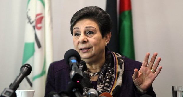 حنان عشراوي:” اسرائيل ” تمارس انتهاكا مزدوجا للقانون الدولي