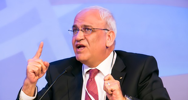 عريقات:” إسرائيل” لم تظهر أي رغبة في تحقيق السلام