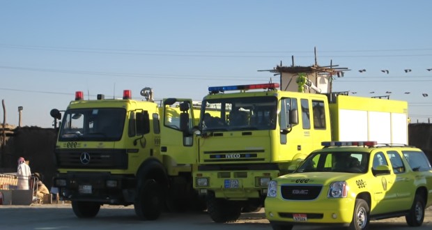 130 رجل إنقاذ للبحث عن إماراتي جرفته السيول