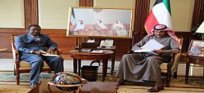 الشيخ صباح الخالد يتسلم رسالة خطية من خارجية توغو