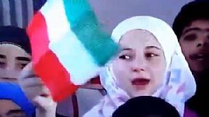فيديو مؤثر : أطفال سوريا يشكرون اهل الكويت و ينشدون لهم