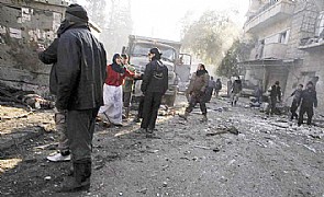 400 قتيل خلال الغارات الجوية على حلب