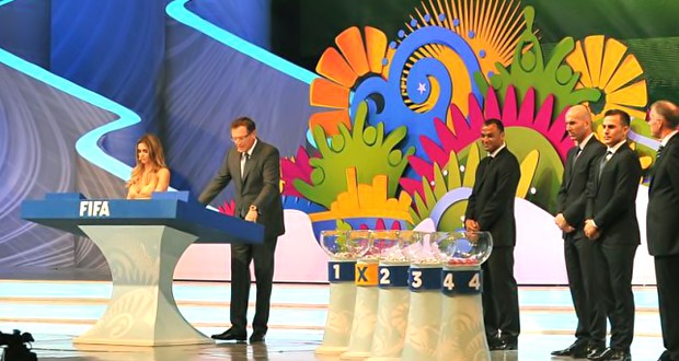 نتائج قرعة كأس العالم 2014