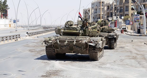 الجيش السورى يعلن سيطرته على بلدة النبك بريف دمشق