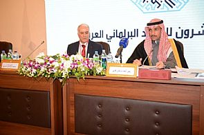 تزكيه الغانم رئيساً لاتحاد البرلمان العربي