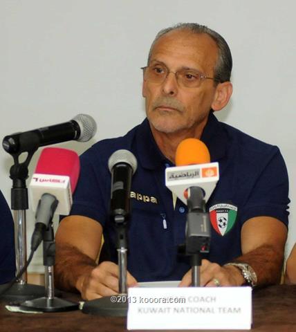 فييرا مدرب الأزرق الكويتي : المنتخب الأردني قوي لكن سنحاول التغلب عليه