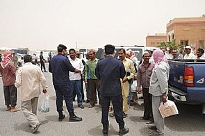 حملة أمنية على المخالفين في الجهراء
