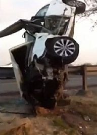 فيديو: حادث مروري مروع على الدائري السابع