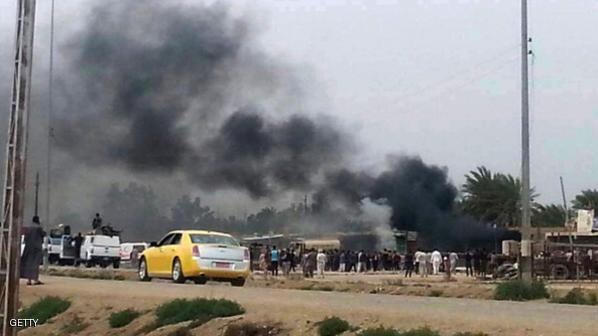 تفجيرات متزامنة ببغداد وتفجير جسر بالرمادي