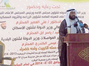 العمير: على أصحاب المخيمات إزالة المخلفات وعدم الإضرار بالبيئة البرية