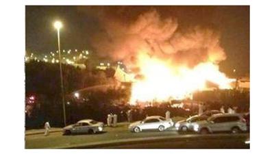 السعودية: إنقاذ 250 معتمراً من حريق نشب بفندق في مكة