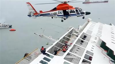 ارتفاع حصيلة قتلى عبارة كوريا الجنوبية الغارقة إلى 25 شخصاً