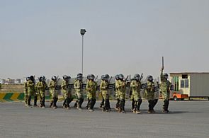 الحرس الوطني نفذ بيان عمليا لتأمين محطة الدوحة الغربية