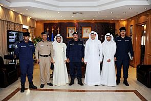 اللواء العلي استقبل وفد اتحاد الطلبة في الجامعة