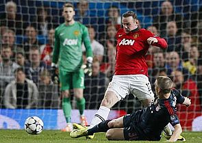 غياب روني للإصابة وشكوك حول لحاقه بمواجهة بايرن ميونيخ