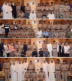 وزير الداخلية كرم المتميزين بكافة قطاعات الداخلية