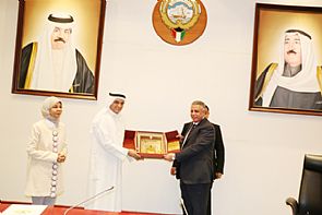 المليفي استقبل وزير التربية المصري