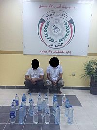 ضبط 68 زجاجة خمر محلي