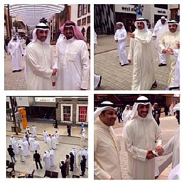 وسط اجراءات أمنية مشددة رئيس مجلس الأمة يدشن استفتاء الرواتب في الأفنيوز