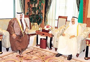الأمير استقبل ناصر المحمد
