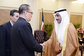 الغانم استقبل وزير خارجية كوريا الشمالية