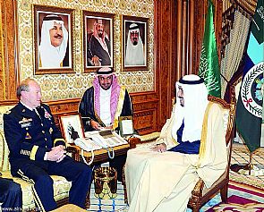 الأمير سلمان يبحث التعاون مع رئيس الأركان الأمريكي
