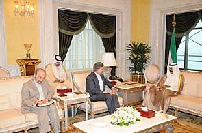 ولي العهد يستقبل سفيري الامارات وإيران