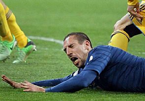 فرانك ريبيري خارج تشكيلة المنتخب الفرنسي بكأس العالم