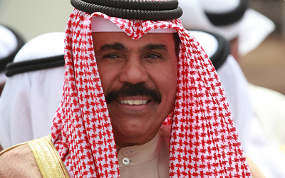 سمو ولي العهد يستقبل رئيس مجلس الأمة والشيخ خالد الجراح
