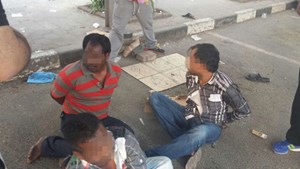 أمن العاصمة داهم وكراً للقمار أقيم في الهواء الطلق بالمرقاب