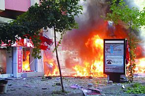 سقوط جرحى بانفجار في تركيا