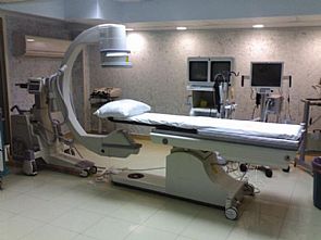 مركز قلب الماني يجري عمليات قسطرة باستخدام جهاز كويتي