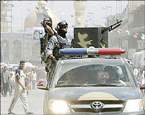 اشتباكات في كربلاء العراقية