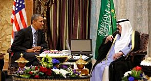 اوباما يناقش الأخطار في العراق مع العاهل السعودي