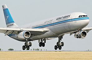 ‘الكويتية’ تغير مسار رحلاتها فوق العراق