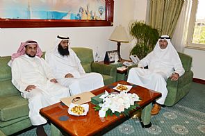 محافظ الأحمدي استقبل العتيبي والقحطاني